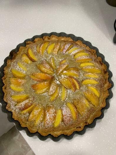 Тарталетки с абрикосами и фисташковым кремом