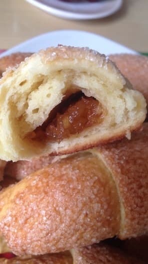 Рогалики с халвой и повидлом 