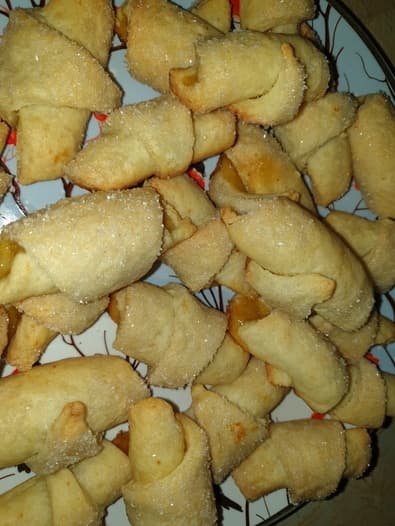 Творожные рогалики