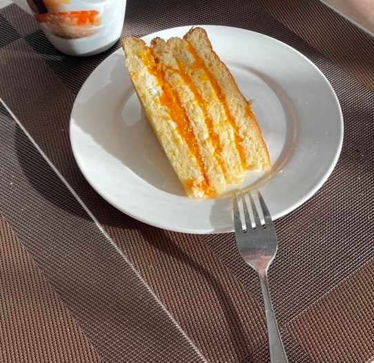 Торт с курагой и творогом