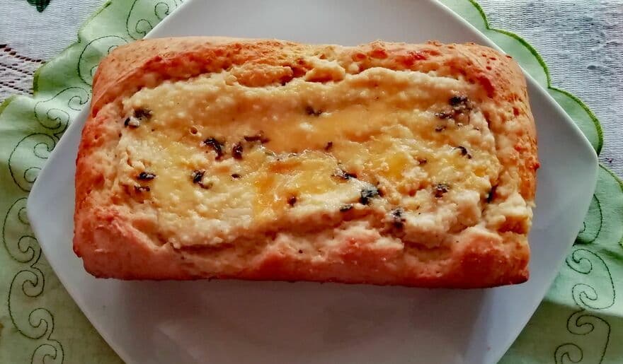 Пирог с творожной начинкой