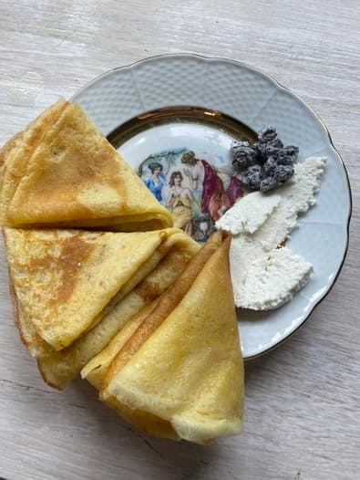 Блины на пахте