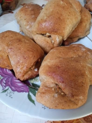 Творожные рогалики с абрикосами