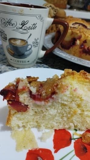 Баварский пирог со сливами